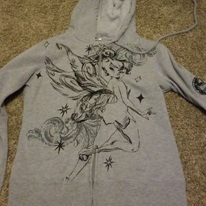 Gray Tink Hoodie